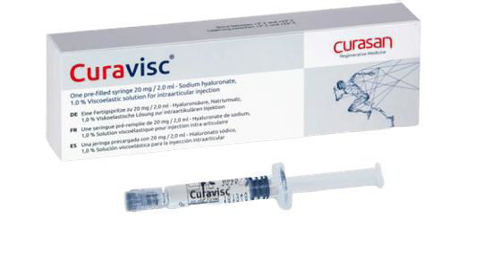 Світлина Curavisc (Куравіс) розчин для ін"єкцій 20/2 мг/мл